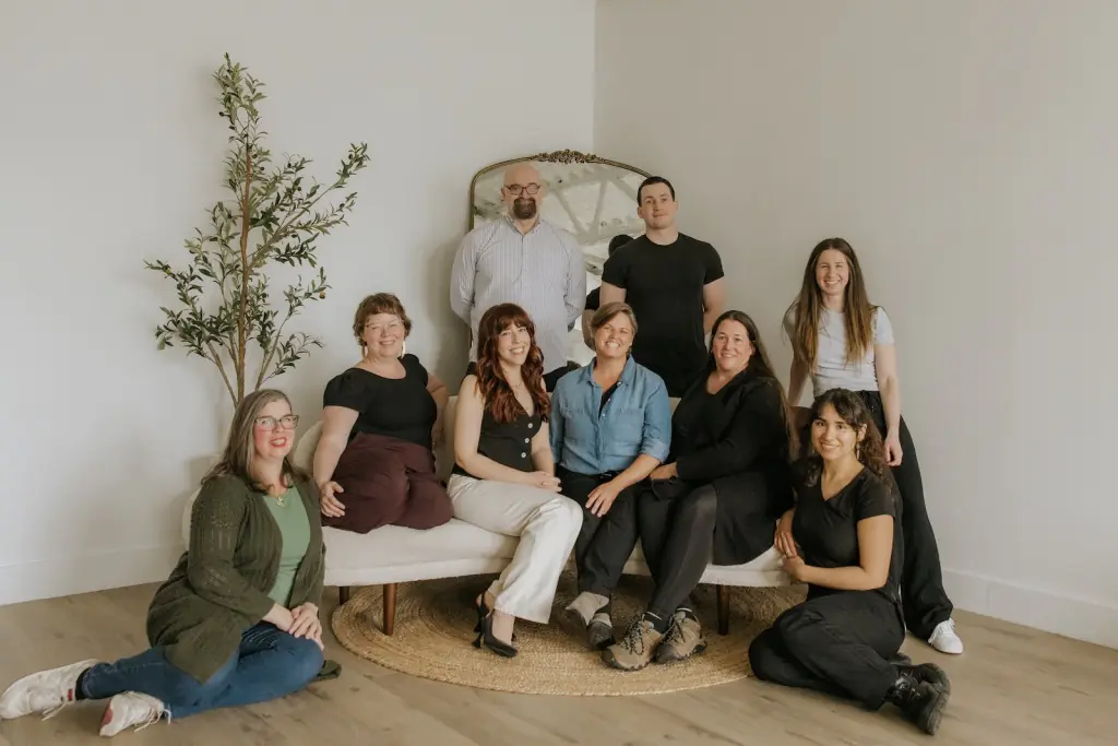 Collaborative healthcare team at Triada Health Ottawa including chiropractors, registered massage therapists, physiotherapist, acupuncturists, and a naturopathic doctor.